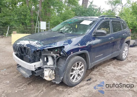 2016 Jeep Cherokee Sport из США, поврежденный, VIN 1C4PJLAB9GW177926